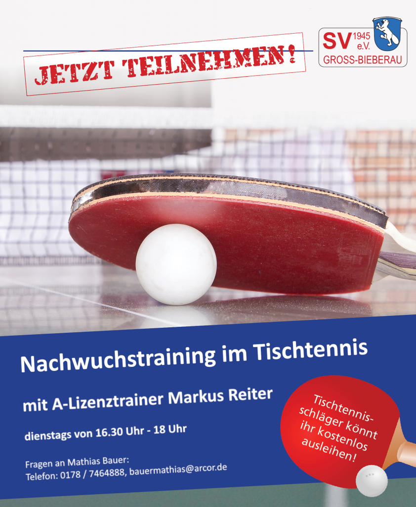 Nachwuchstraining mit A-Lizenztrainer Markus Reiter